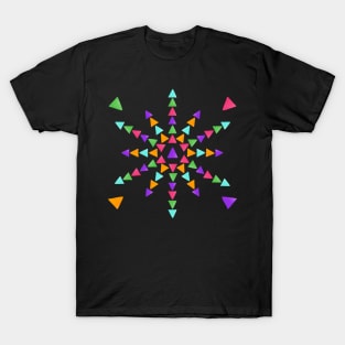 Colorful Triangular pattern T-Shirt